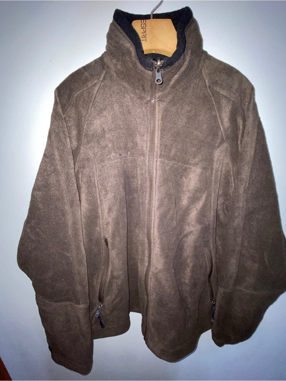 Columbia Brown Full-Zip Performance Fleece Jacket